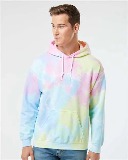 Dyenomite 680VR Blended Tie-Dyed Hooded Sweatshirt
