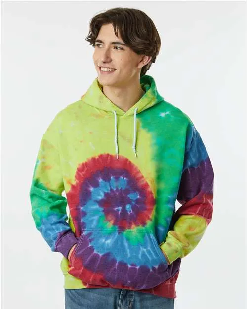 Dyenomite 680VR Blended Tie-Dyed Hooded Sweatshirt