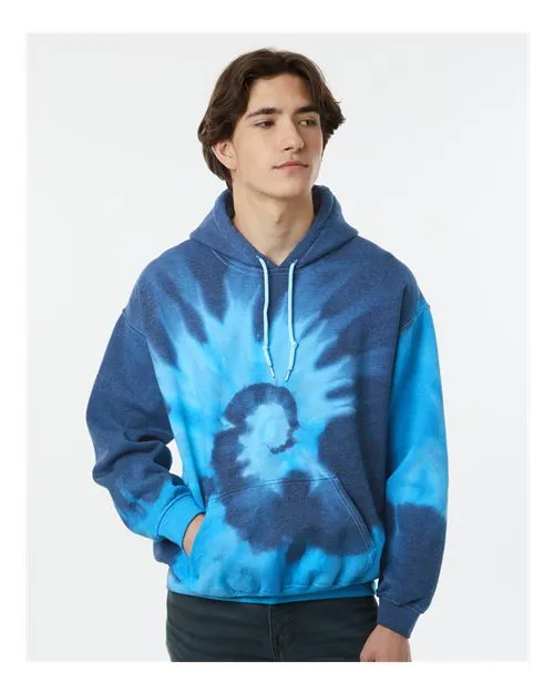 Dyenomite 680VR Blended Tie-Dyed Hooded Sweatshirt
