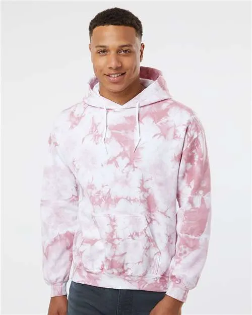 Dyenomite 680VR Blended Tie-Dyed Hooded Sweatshirt