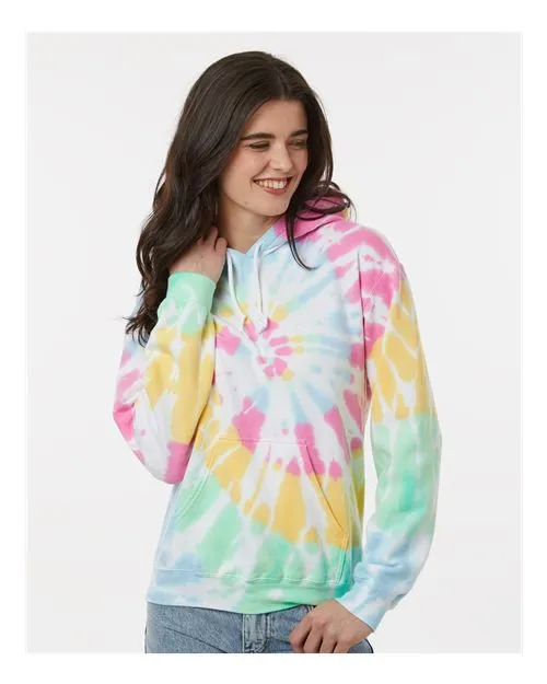 Dyenomite 680VR Blended Tie-Dyed Hooded Sweatshirt