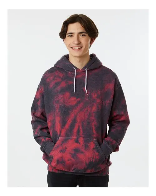Dyenomite 680VR Blended Tie-Dyed Hooded Sweatshirt