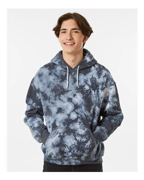 Dyenomite 680VR Blended Tie-Dyed Hooded Sweatshirt
