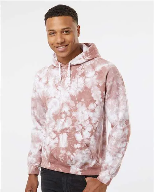 Dyenomite 680VR Blended Tie-Dyed Hooded Sweatshirt