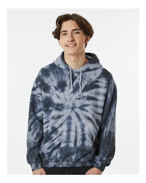 Dyenomite 680VR Blended Tie-Dyed Hooded Sweatshirt