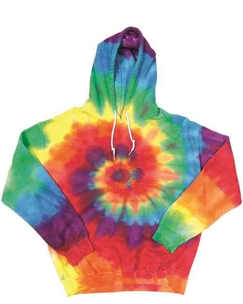 Dyenomite 680VR Blended Tie-Dyed Hooded Sweatshirt