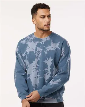 Dyenomite 681BW Essential Fleece Bleach Wash Crewneck Sweatshirt