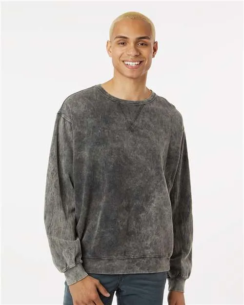 Dyenomite 845MW Premium Fleece Mineral Wash Crewneck Sweatshirt