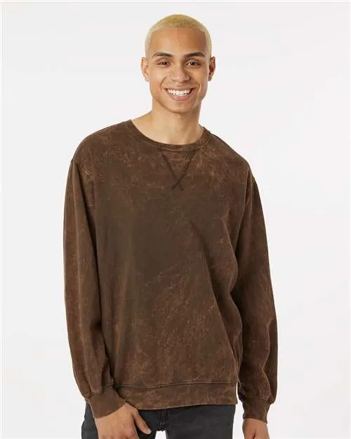 Dyenomite 845MW Premium Fleece Mineral Wash Crewneck Sweatshirt