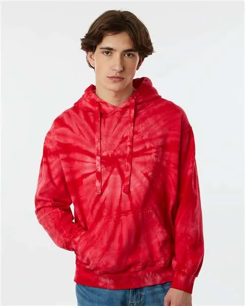Dyenomite 854CY Cyclone Tie-Dyed Hooded Sweatshirt