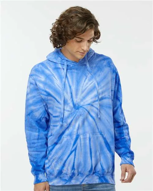 Dyenomite 854CY Cyclone Tie-Dyed Hooded Sweatshirt