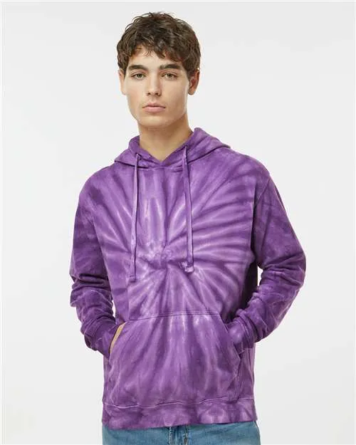 Dyenomite 854CY Cyclone Tie-Dyed Hooded Sweatshirt