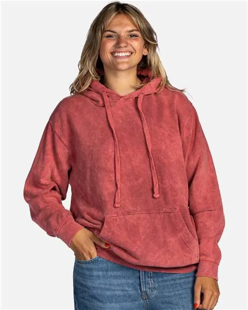 Dyenomite 854MW Premium Fleece Mineral Wash Hooded Sweatshirt