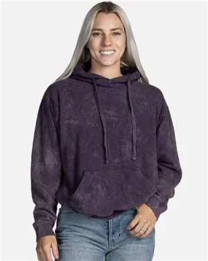 Dyenomite 854MW Premium Fleece Mineral Wash Hooded Sweatshirt