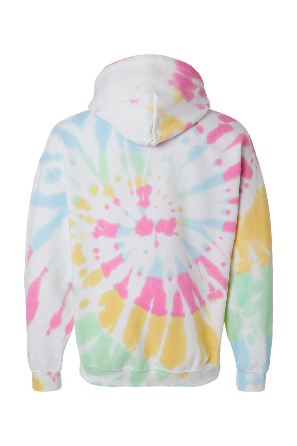 Dyenomite Mens Blended Tie Dyed Hooded Sweatshirt Hoodie w/ Pouch Pocket - Devine Clothing Dyenomite