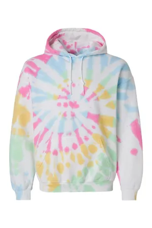 Dyenomite Mens Blended Tie Dyed Hooded Sweatshirt Hoodie w/ Pouch Pocket - Devine Clothing Dyenomite