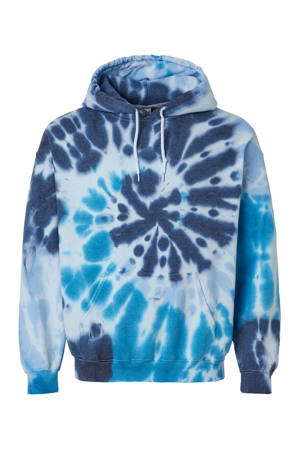 Dyenomite Mens Blended Tie Dyed Hooded Sweatshirt Hoodie w/ Pouch Pocket - Stillwater Clothing Dyenomite