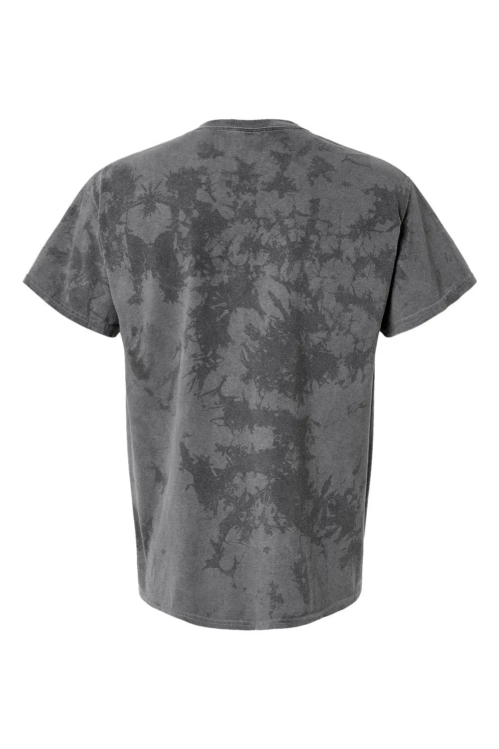 Dyenomite Mens Crush Tie Dyed Short Sleeve Crewneck T-Shirt - Obsidian Clothing Dyenomite