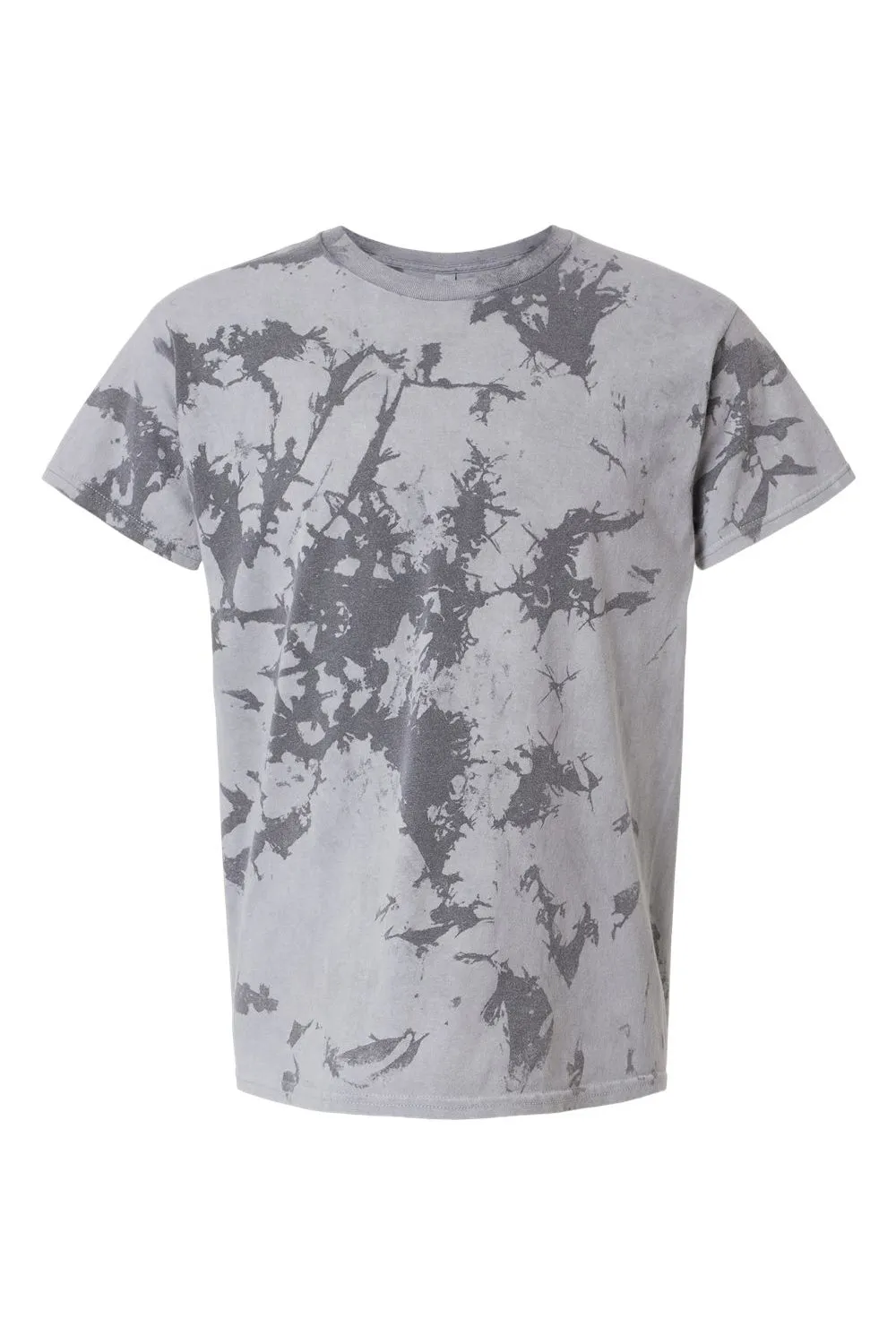 Dyenomite Mens Crush Tie Dyed Short Sleeve Crewneck T-Shirt - Stone Clothing Dyenomite