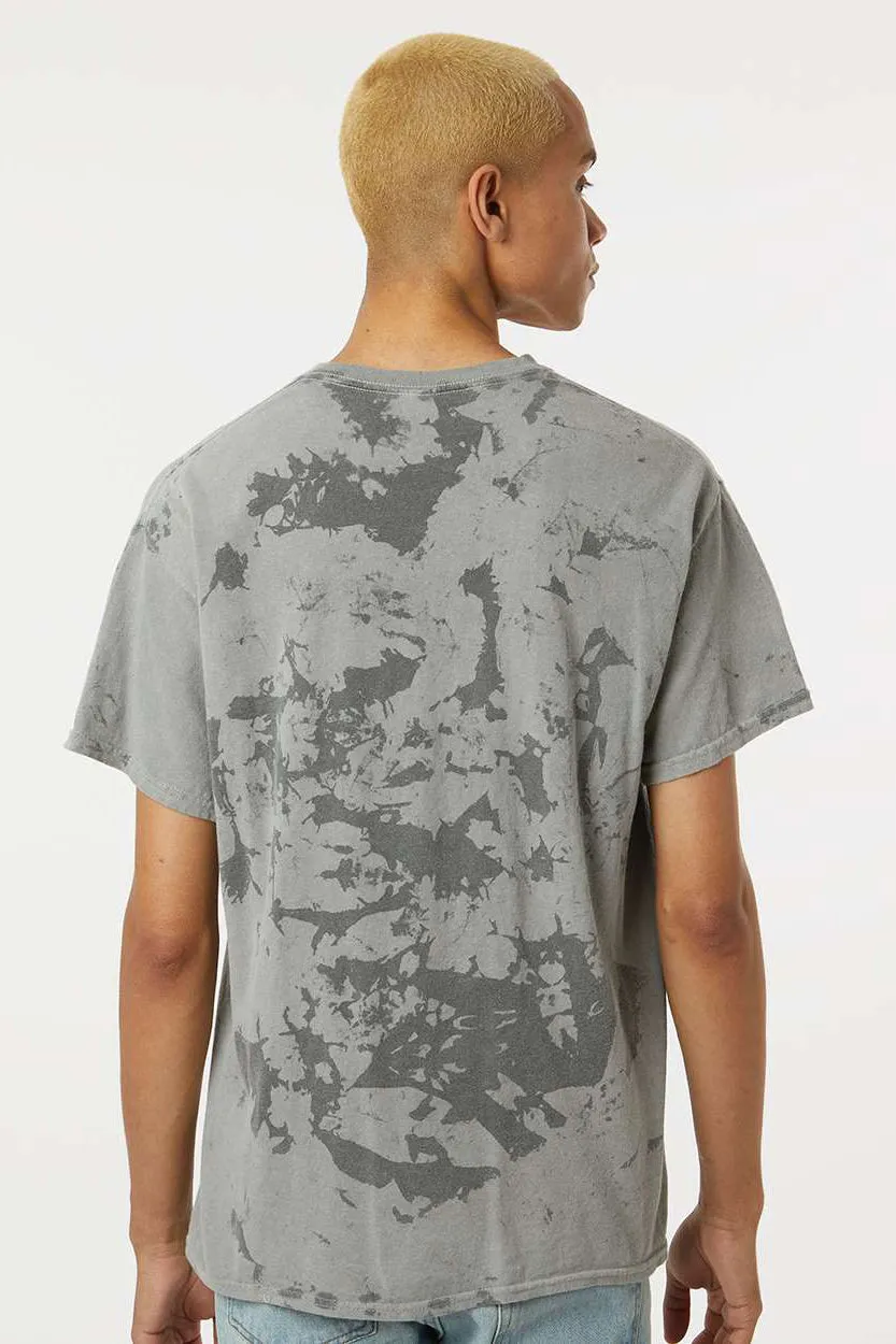 Dyenomite Mens Crush Tie Dyed Short Sleeve Crewneck T-Shirt - Tank Clothing Dyenomite