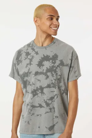 Dyenomite Mens Crush Tie Dyed Short Sleeve Crewneck T-Shirt - Tank Clothing Dyenomite