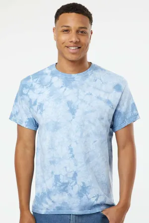 Dyenomite Mens Crystal Tie Dyed Short Sleeve Crewneck T-Shirt - Manhattan Clothing Dyenomite