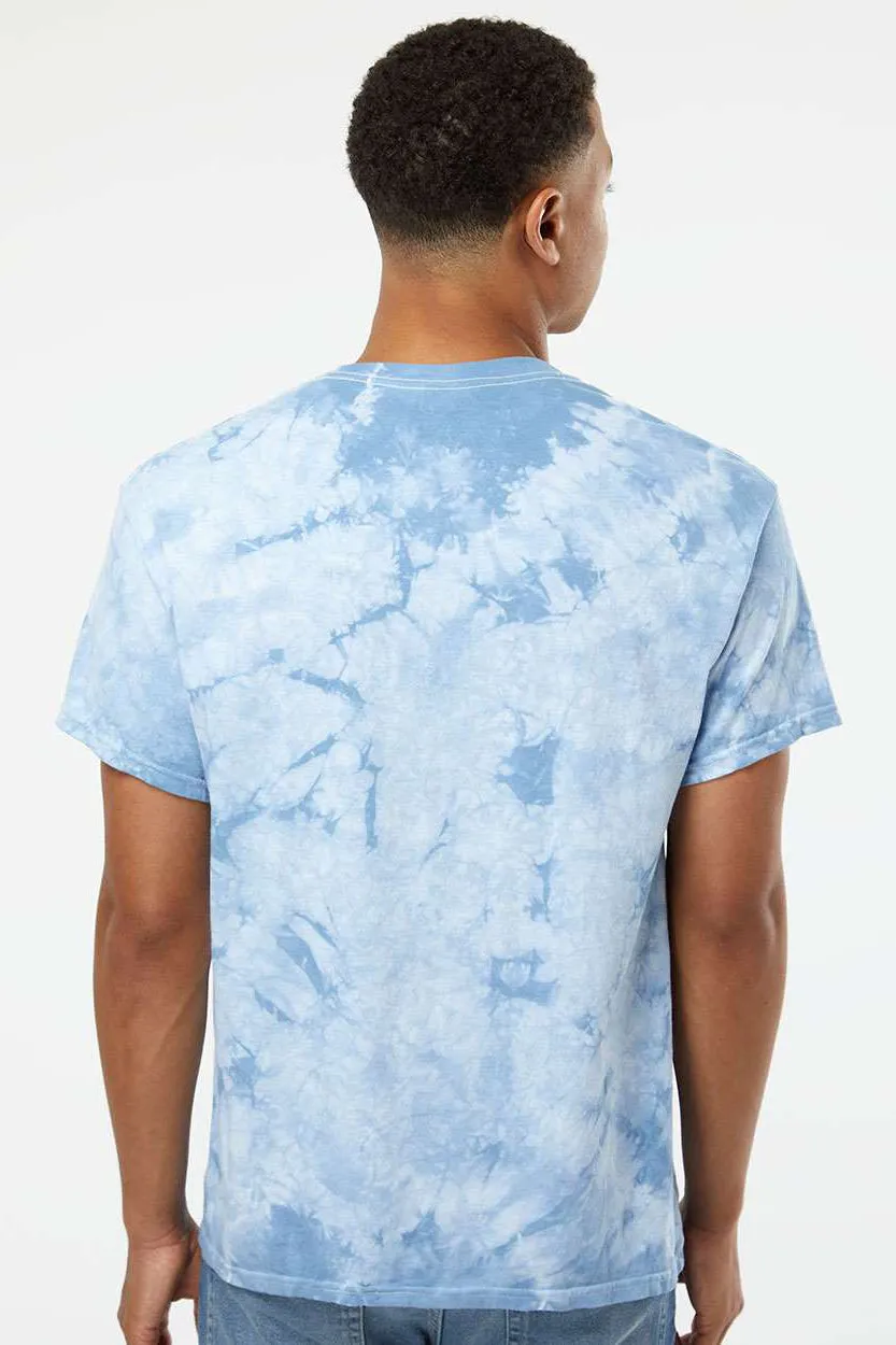 Dyenomite Mens Crystal Tie Dyed Short Sleeve Crewneck T-Shirt - Manhattan Clothing Dyenomite