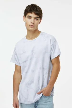 Dyenomite Mens Crystal Tie Dyed Short Sleeve Crewneck T-Shirt - Moth Clothing Dyenomite