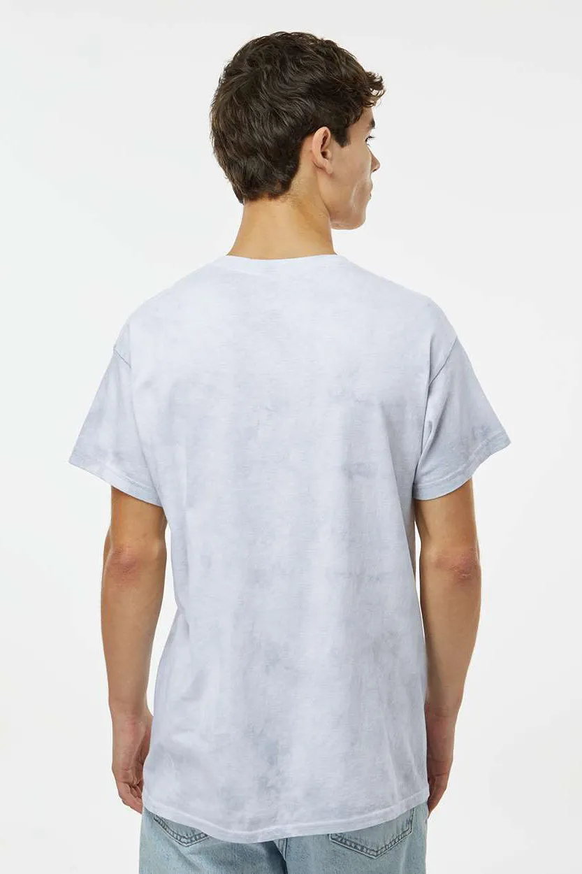 Dyenomite Mens Crystal Tie Dyed Short Sleeve Crewneck T-Shirt - Moth Clothing Dyenomite