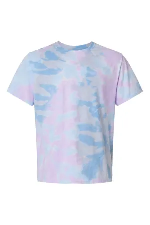 Dyenomite Mens Dream Tie Dyed Short Sleeve Crewneck T-Shirt - Purple Clothing Dyenomite