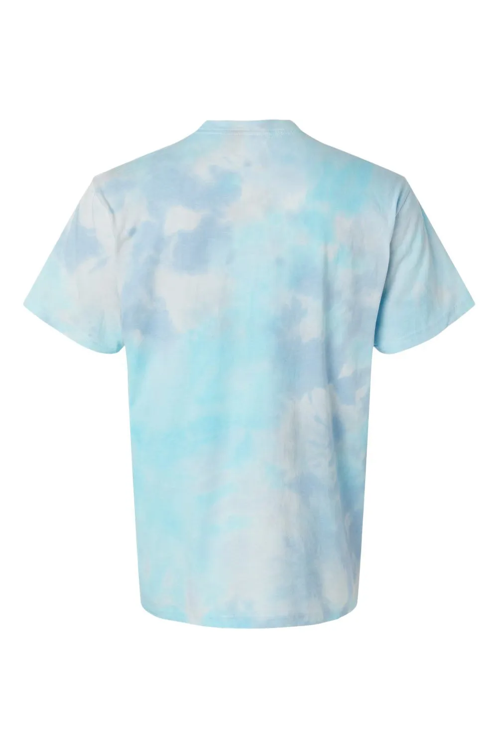 Dyenomite Mens Dream Tie Dyed Short Sleeve Crewneck T-Shirt - Turquoise Clothing Dyenomite