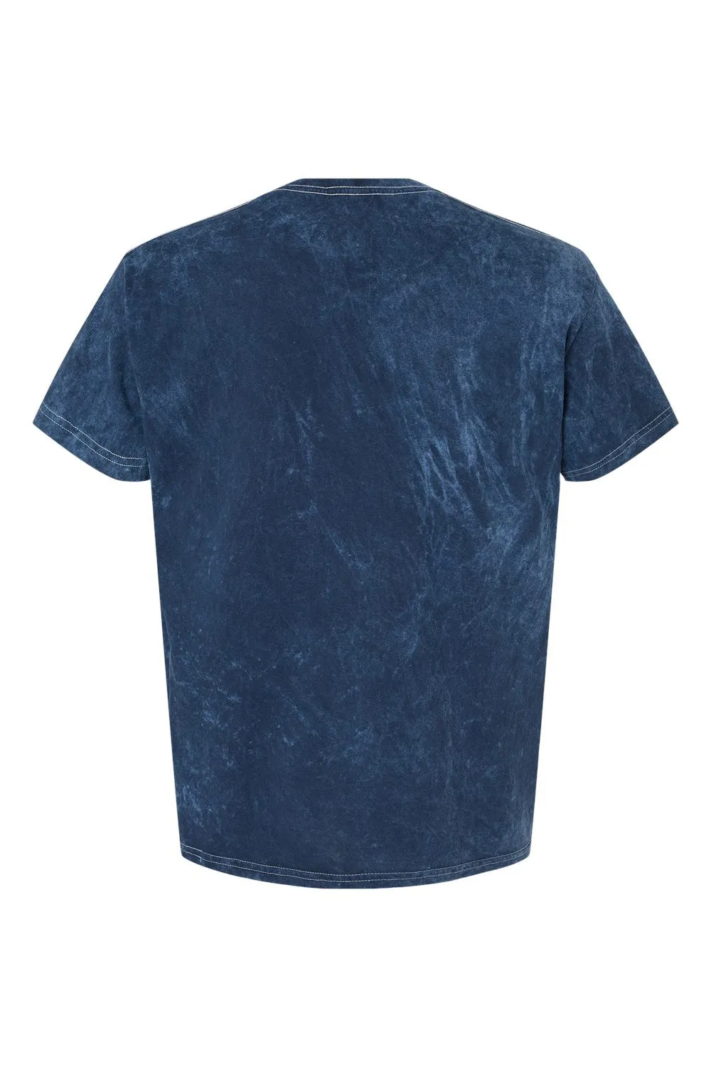 Dyenomite Mens Mineral Wash Short Sleeve Crewneck T-Shirt - Midnight Clothing Dyenomite