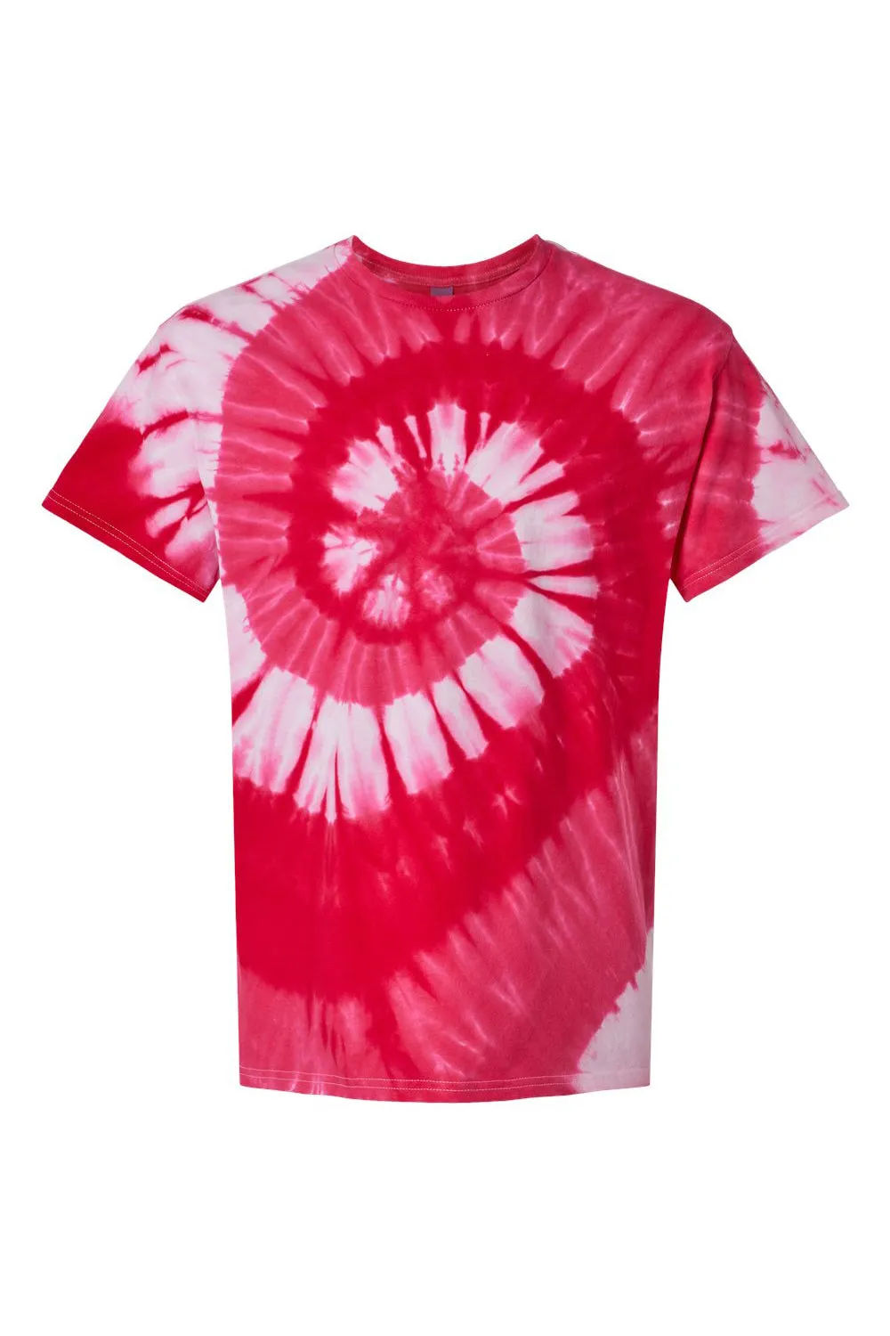 Dyenomite Mens Spiral Tie Dyed Short Sleeve Crewneck T-Shirt - Amour Clothing Dyenomite
