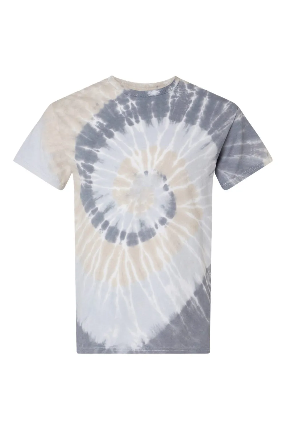 Dyenomite Mens Spiral Tie Dyed Short Sleeve Crewneck T-Shirt - Denali Clothing Dyenomite