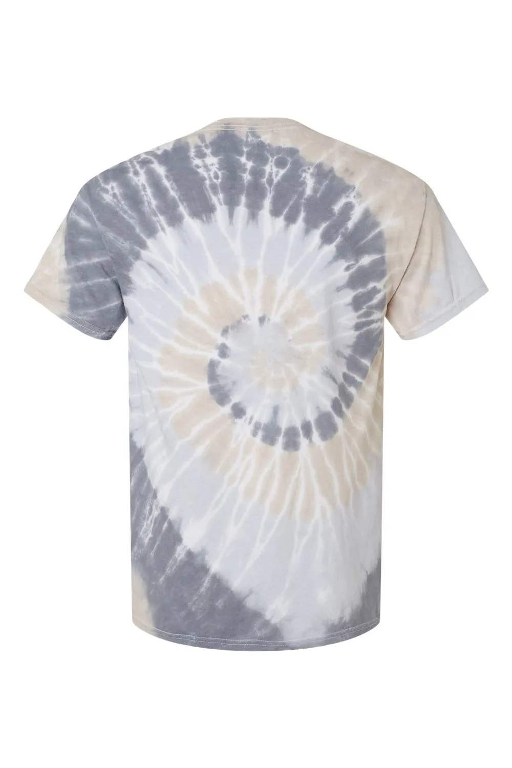 Dyenomite Mens Spiral Tie Dyed Short Sleeve Crewneck T-Shirt - Denali Clothing Dyenomite