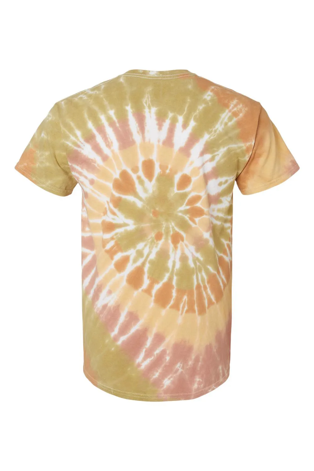 Dyenomite Mens Spiral Tie Dyed Short Sleeve Crewneck T-Shirt - Everglades Clothing Dyenomite
