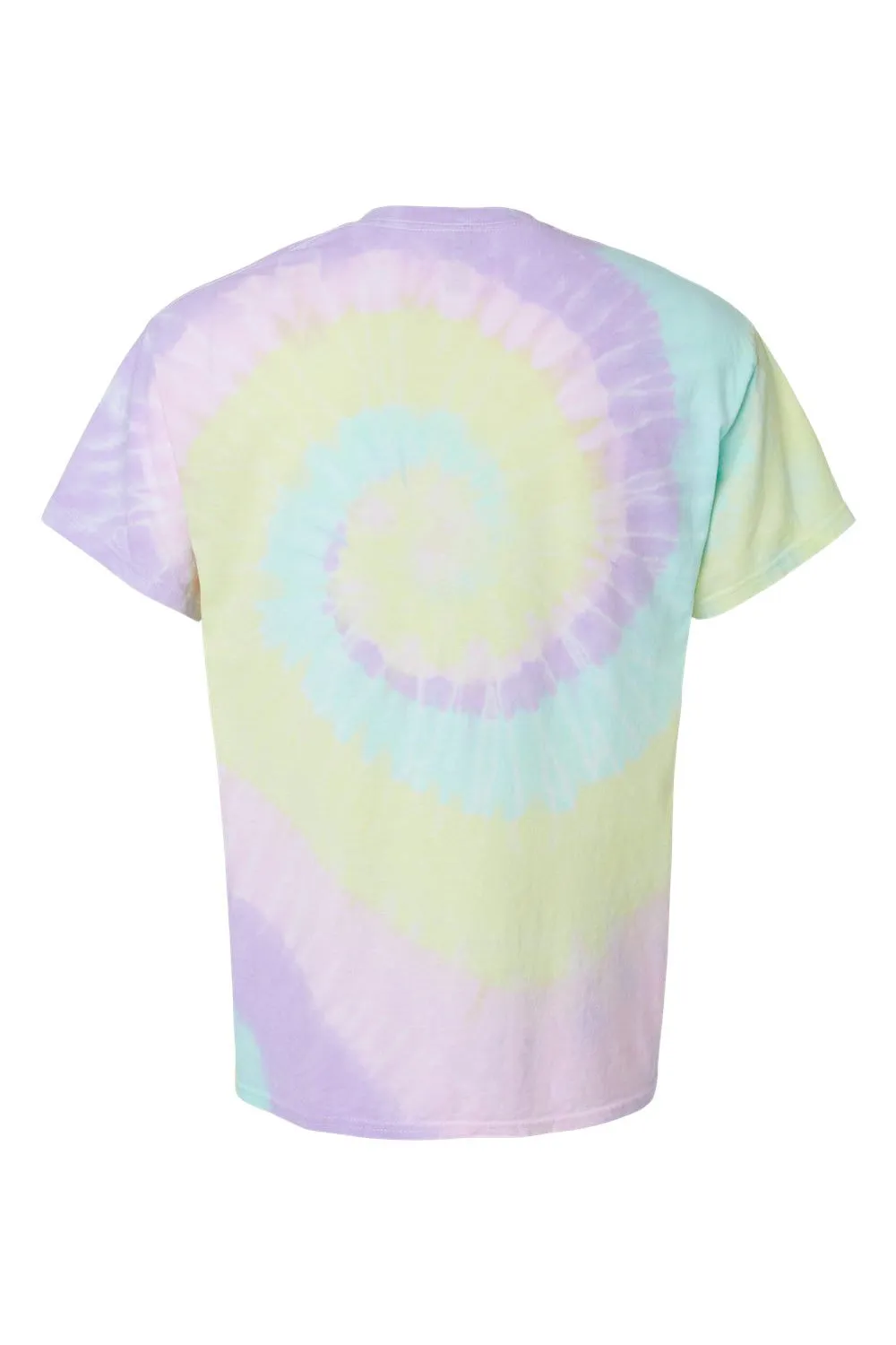 Dyenomite Mens Spiral Tie Dyed Short Sleeve Crewneck T-Shirt - Hawaiian Breeze Clothing Dyenomite