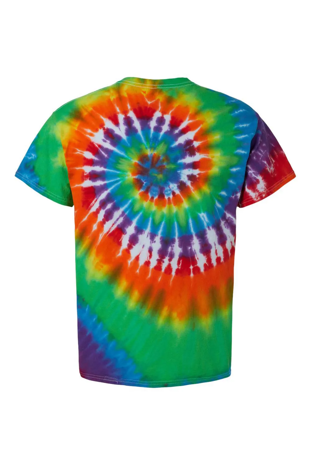 Dyenomite Mens Spiral Tie Dyed Short Sleeve Crewneck T-Shirt - Michelangelo Clothing Dyenomite