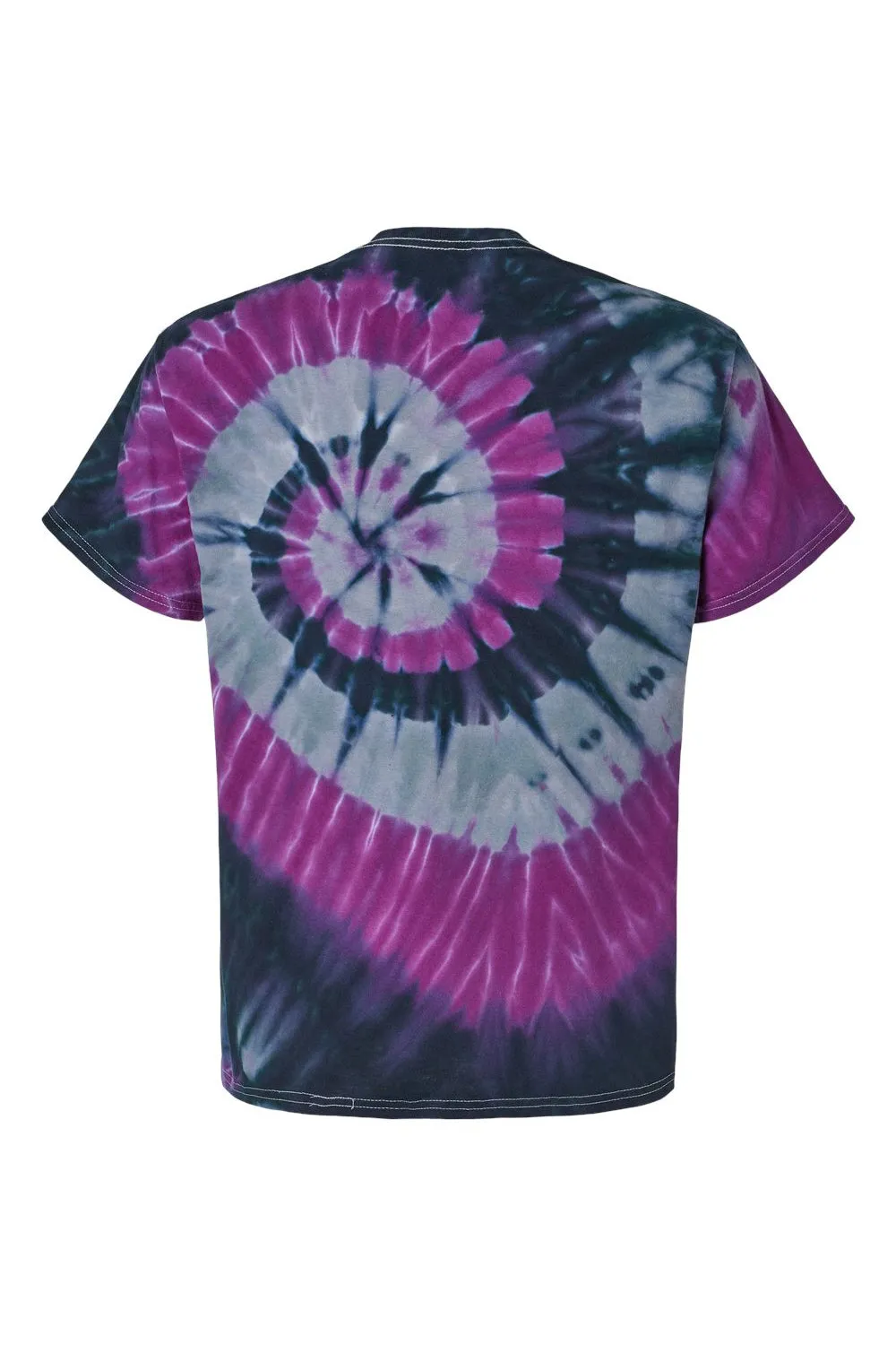 Dyenomite Mens Spiral Tie Dyed Short Sleeve Crewneck T-Shirt - Nightmare Clothing Dyenomite