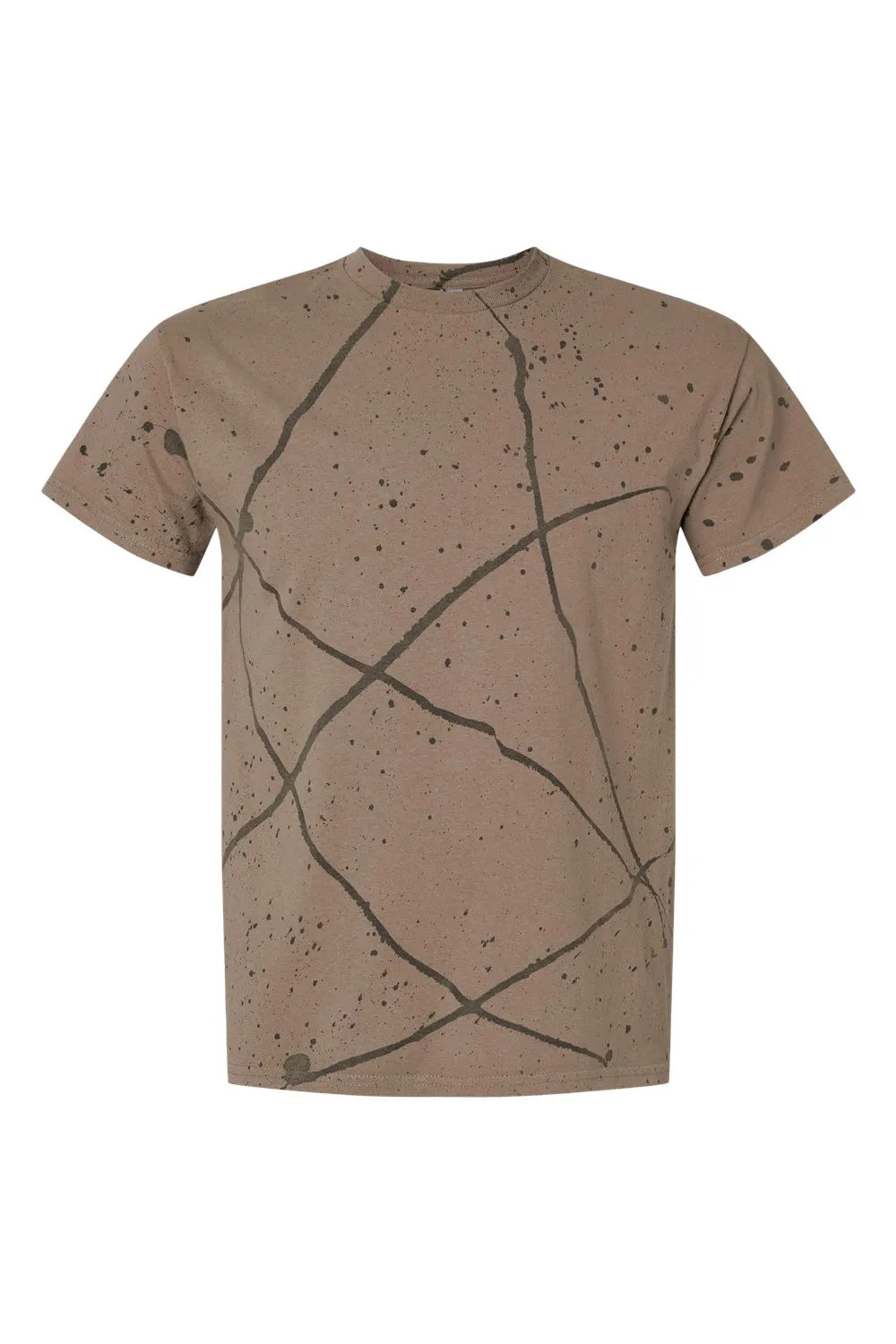 Dyenomite Mens Splatter Short Sleeve Crewneck T-Shirt - Arid Clothing Dyenomite
