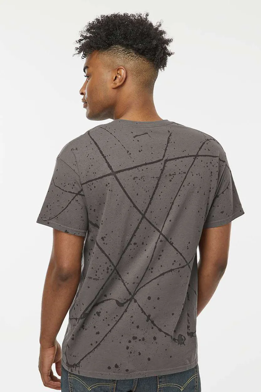 Dyenomite Mens Splatter Short Sleeve Crewneck T-Shirt - Erosion Clothing Dyenomite