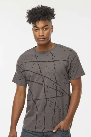 Dyenomite Mens Splatter Short Sleeve Crewneck T-Shirt - Erosion Clothing Dyenomite