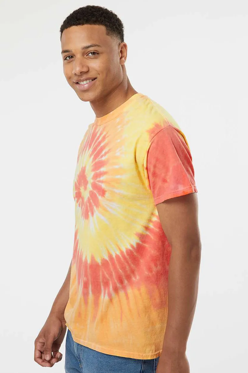Dyenomite Mens Tide Tie Dyed Short Sleeve Crewneck T-Shirt - Snap Dragon Clothing Dyenomite