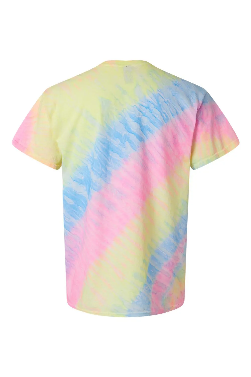 Dyenomite Mens Tilt Tie Dyed Short Sleeve Crewneck T-Shirt - Dayglo Clothing Dyenomite