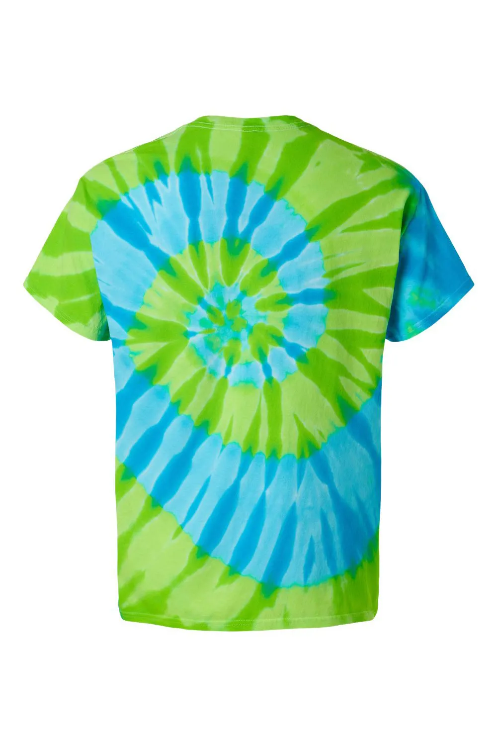 Dyenomite Mens Typhoon Tie Dyed Short Sleeve Crewneck T-Shirt - Bora Bora Clothing Dyenomite