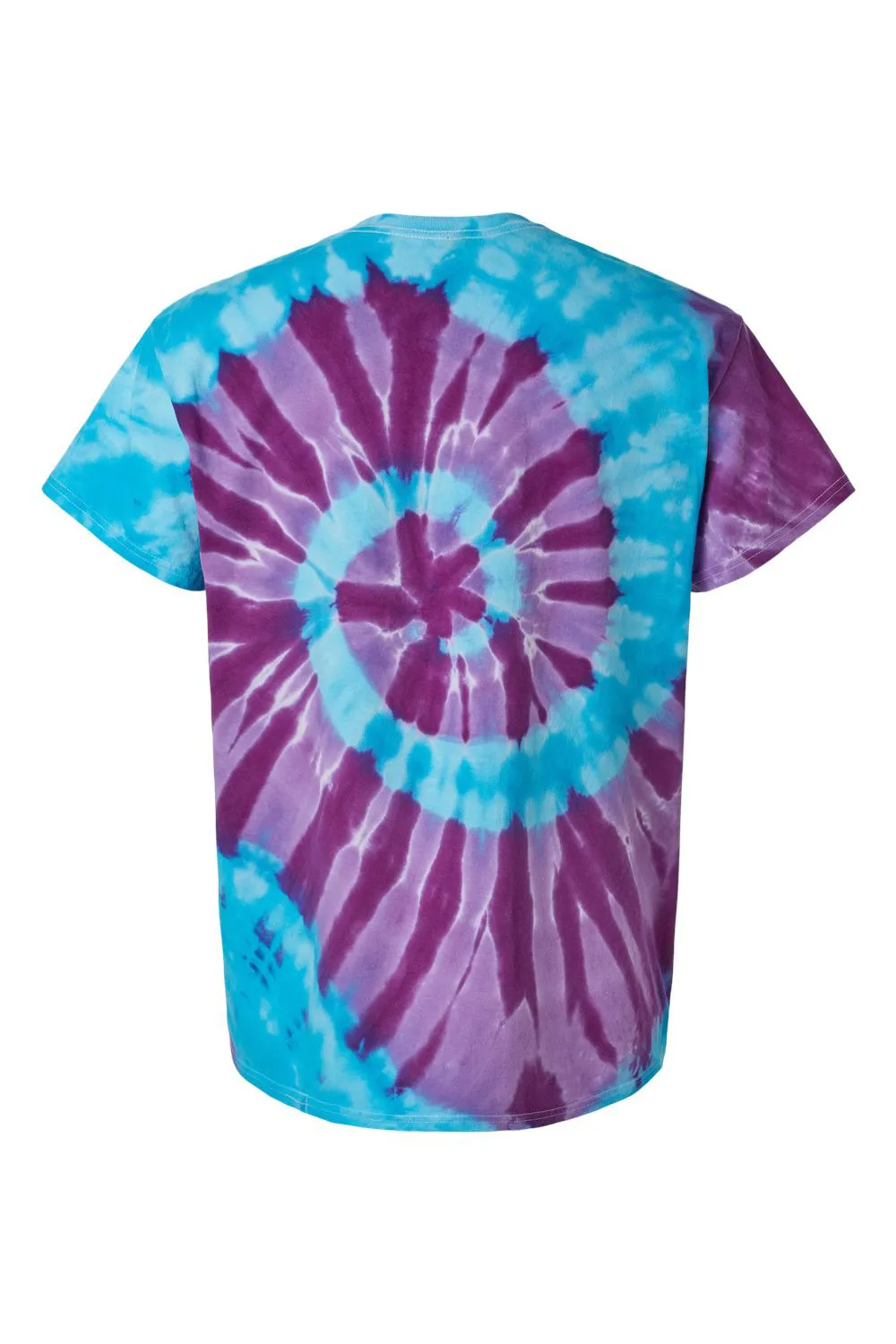 Dyenomite Mens Typhoon Tie Dyed Short Sleeve Crewneck T-Shirt - Tahiti Clothing Dyenomite