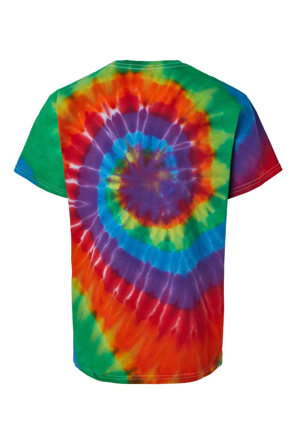 Dyenomite Youth Spiral Tie Dyed Short Sleeve Crewneck T-Shirt - Michelangelo Clothing Dyenomite
