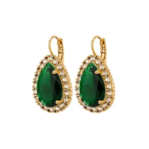 Dyrberg/Kern Jewellery Dyrberg Kern - Fiora SG Emerald Green & Goldern