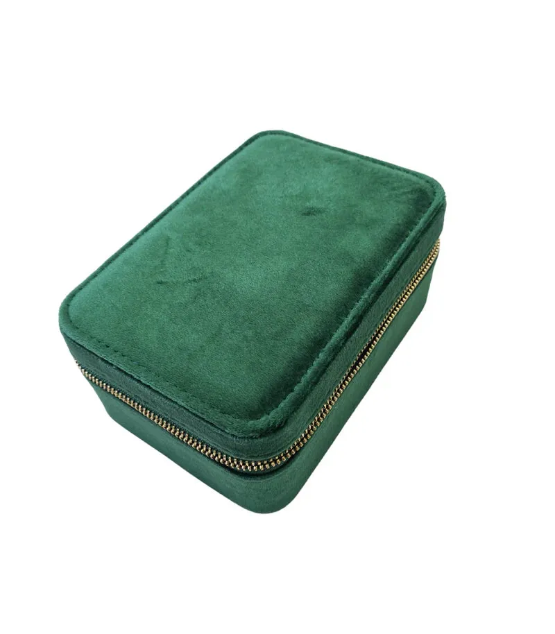 Dyrberg/Kern Jewellery Dyrberg Kern - Green Velvet Jewellery Storage Box