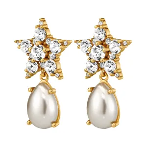 Dyrberg/Kern Jewellery Dyrberg Kern - Hydra SG Crystal / White Pearl